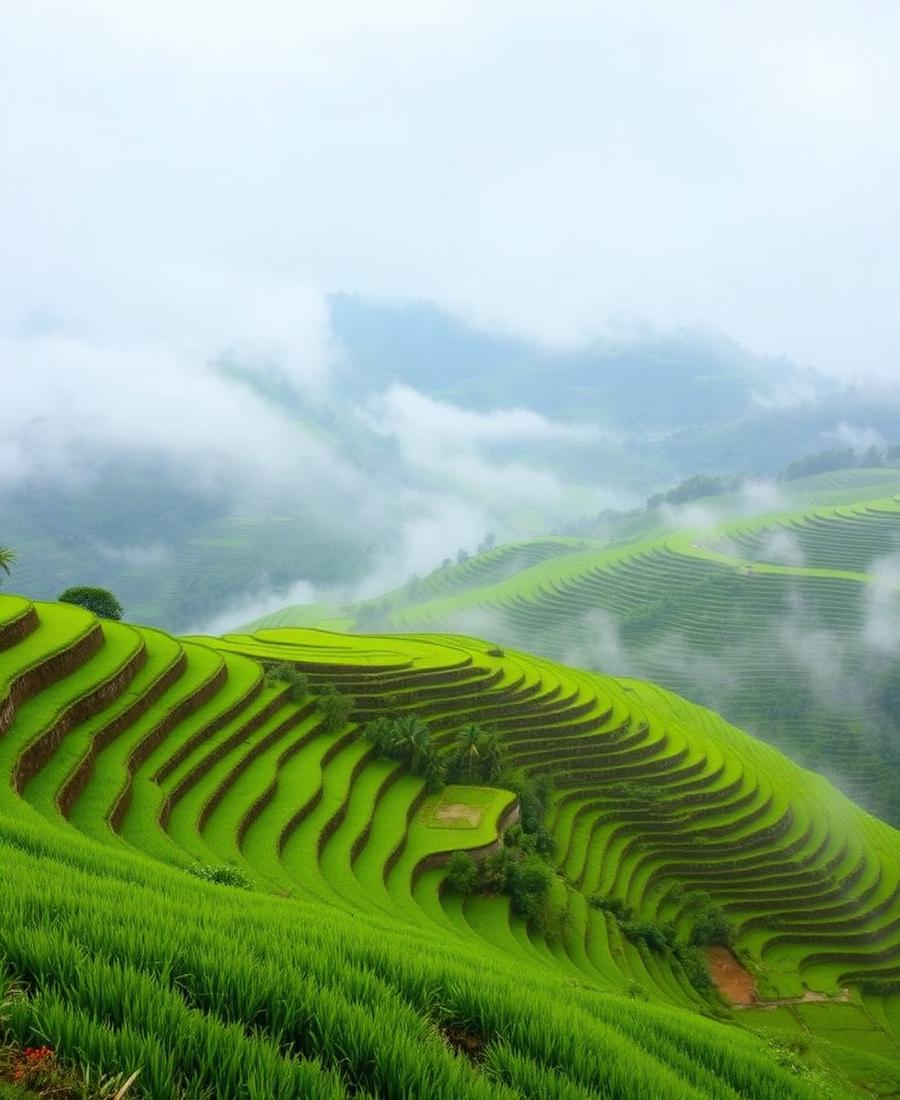 Rice terraces